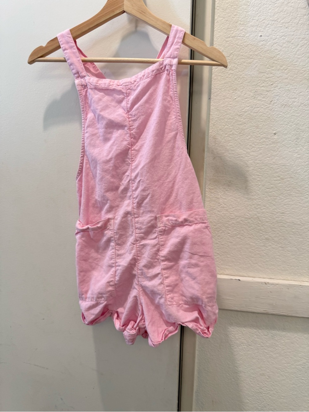 O'Neill Light Pink Cotton One-Piece Romper Overalls XS